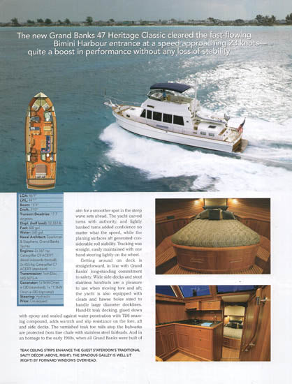 Grand Banks 47 Classic Yachting Magazine Reprint