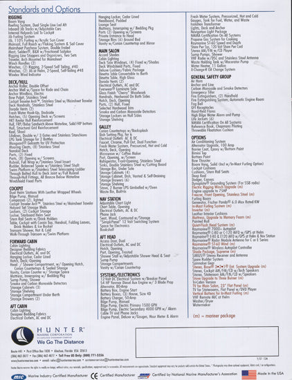 Hunter 45DS Brochure