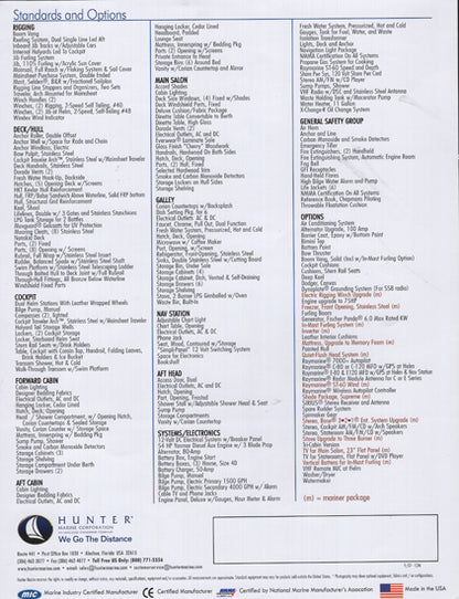 Hunter 45DS Brochure