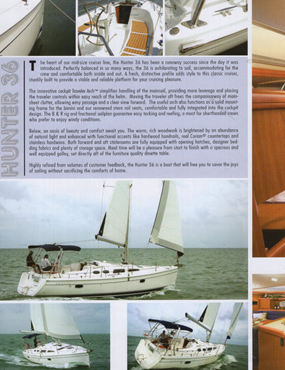 Hunter 36 Brochure