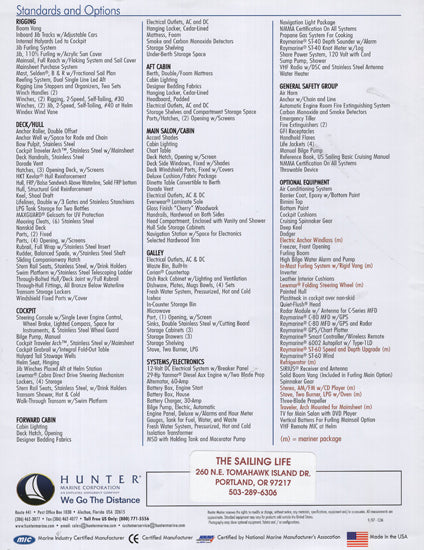 Hunter 36 Brochure