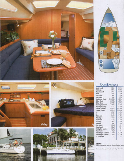 Hunter 33 Brochure
