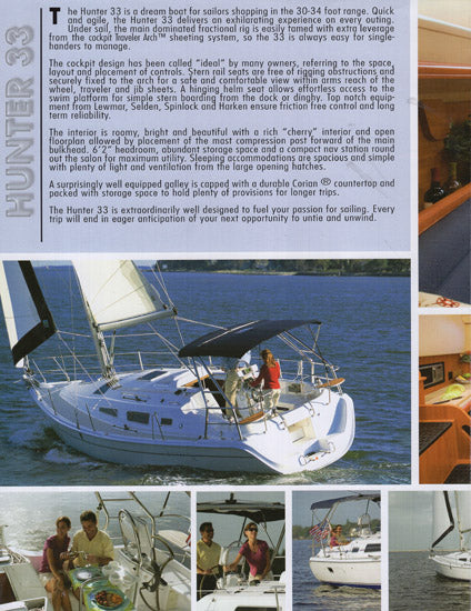 Hunter 33 Brochure