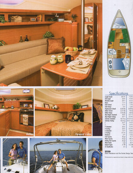 Hunter 31 Brochure