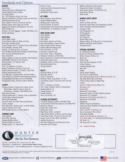 Hunter 31 Brochure