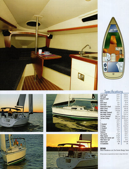 Hunter 27 Brochure