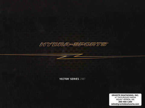 Hydra Sports 2007 Vector Brochure