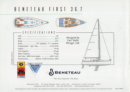 Beneteau First 36.7 Brochure