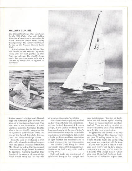 Chris Craft Shields 32 Brochure