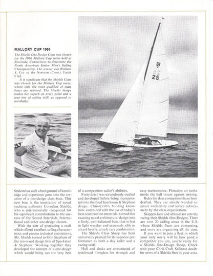 Chris Craft Shields 32 Brochure