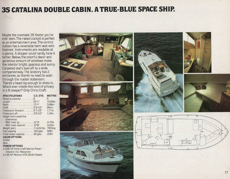 Chris Craft 1980 Cruisers Brochure
