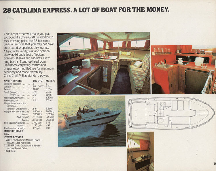 Chris Craft 1980 Cruisers Brochure