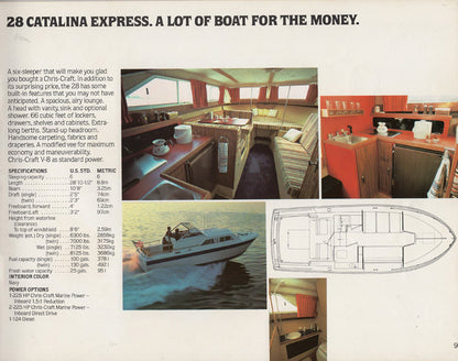 Chris Craft 1980 Cruisers Brochure