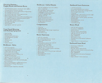 Bertram 410 Convertible Brochure