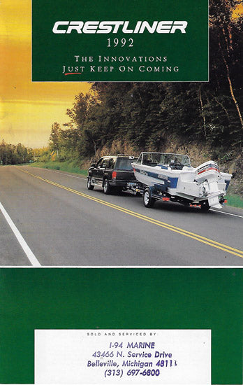 Crestliner 1992 Mini Brochure