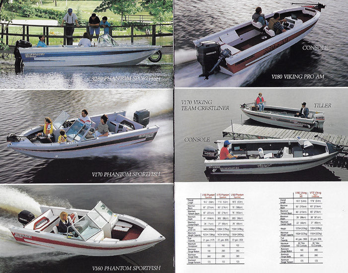 Crestliner 1992 Abbreviated Brochure SailInfo I