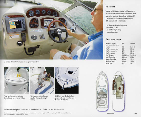Sea Ray 2008 Sport Cruisers Brochure