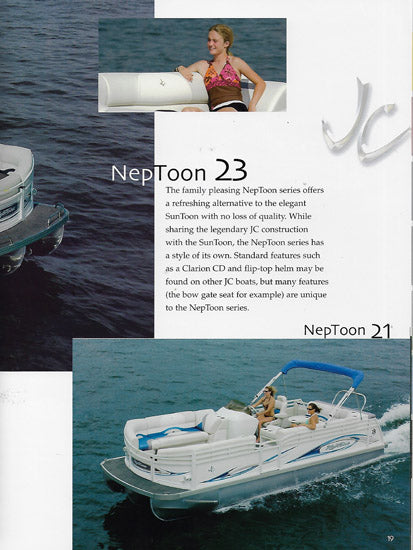 JC 2008 Pontoon Brochure