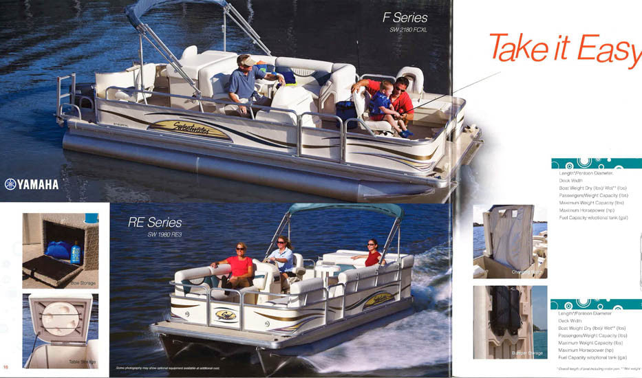 Sweetwater 2008 Pontoon Brochure