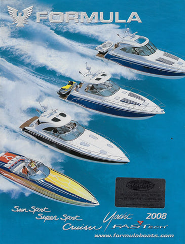 Formula 2008 Poster Brochure