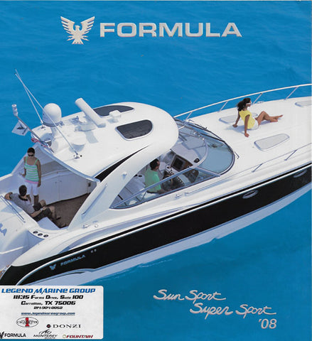 Formula 2008 Super Sport / Sun Sport Brochure