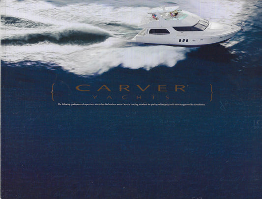 Carver 2008 Oversize Brochure