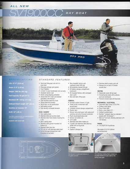 Sea Pro 2008 Brochure / Catch Winter 2008 Newsletter
