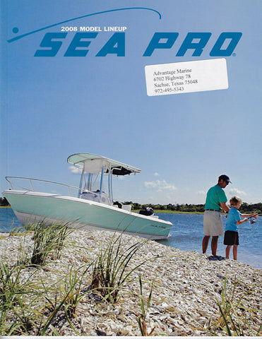 Sea Pro 2008 Brochure / Catch Winter 2008 Newsletter