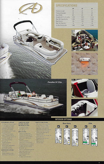 Avalon 2008 Pontoon Brochure