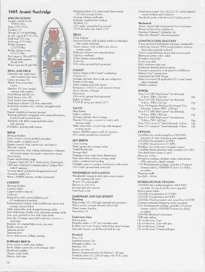 Bayliner 1999 Avanti Brochure