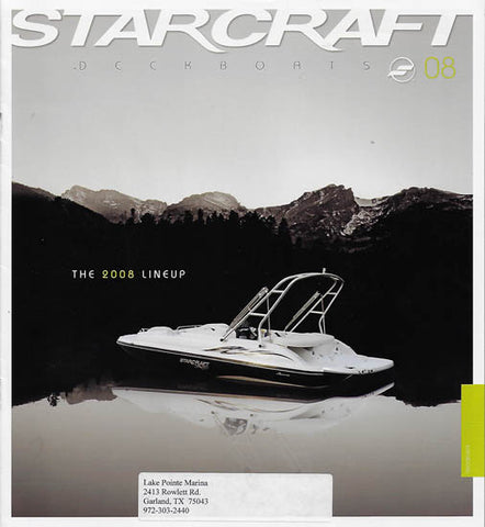 Starcraft 2008 Deckboats Brochure