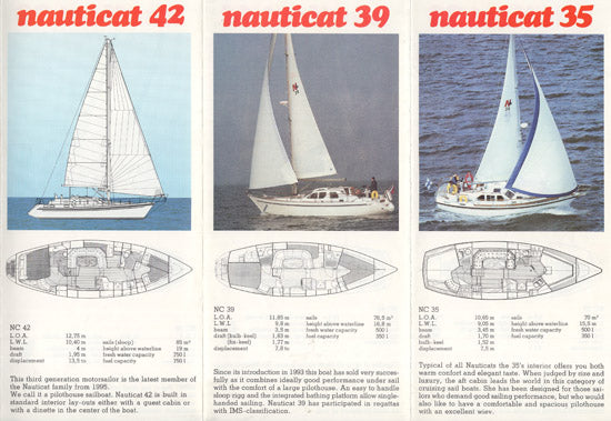 Nauticat 1995 Brochure