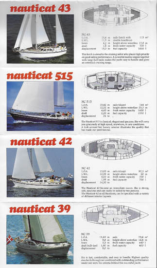 Nauticat 1999 Brochure
