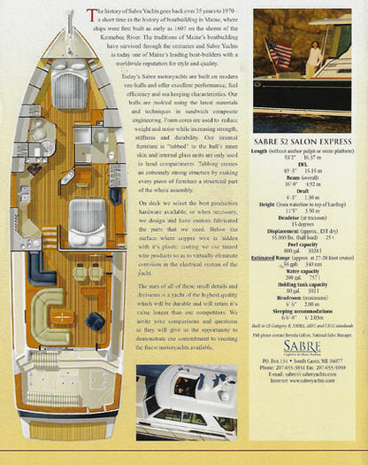 Sabre 52 Express Brochure