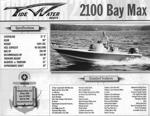 Tidewater 2100 Bay Max Brochure