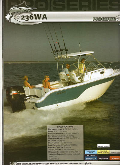 Sea Fox 2008 Brochure