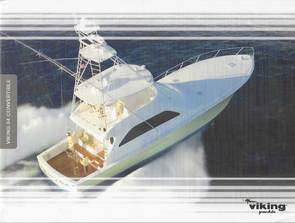 Viking 64 Convertible Brochure
