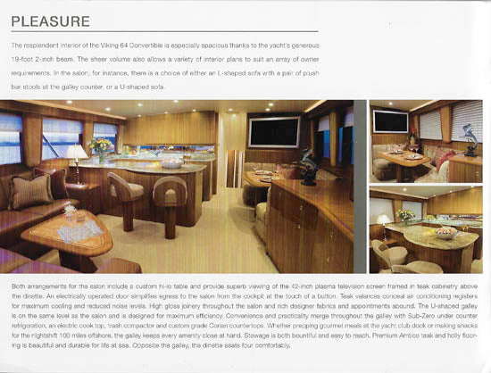 Viking 64 Convertible Brochure
