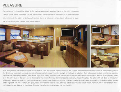 Viking 64 Convertible Brochure