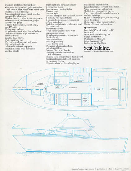 Seacraft 27 Brochure Package