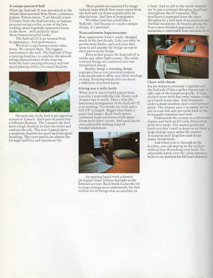 Seacraft 27 Brochure Package