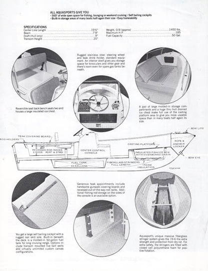 Aquasport 19-6 Open Fisherman Brochure