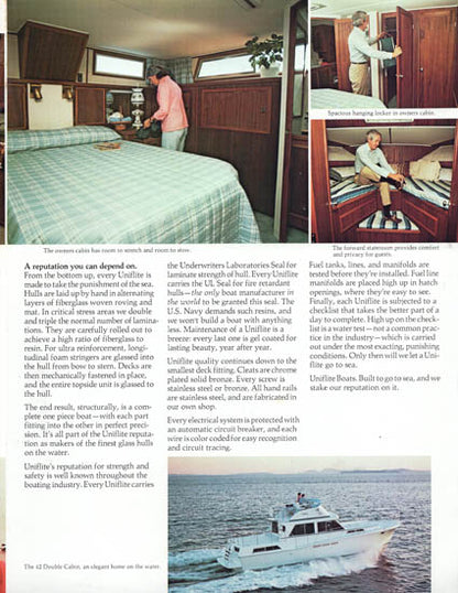 Uniflite 42 Double Cabin Brochure