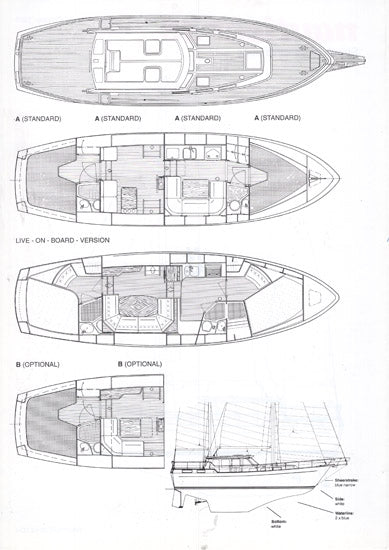 Nauticat 38 Specification Brochure