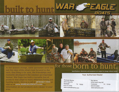 War Eagle 2008 Brochure