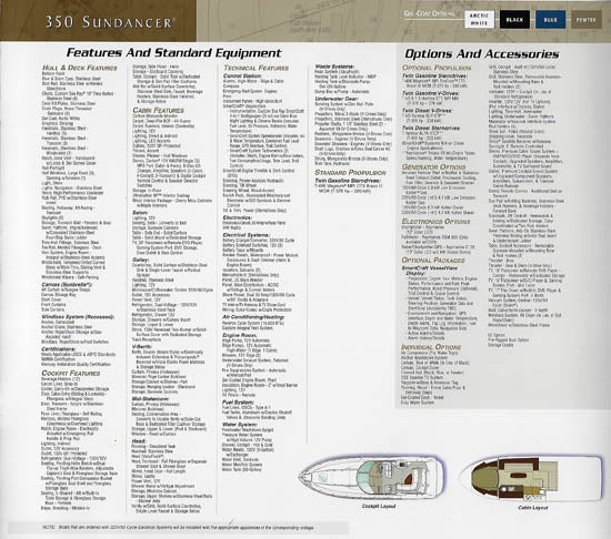 Sea Ray Sundancer 350 Brochure