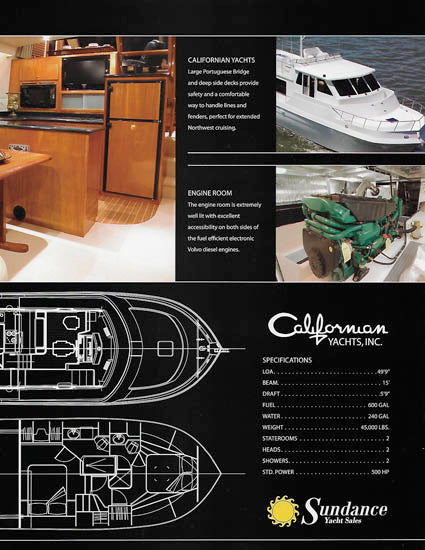 Californian 48 Long Range Cruiser Brochure