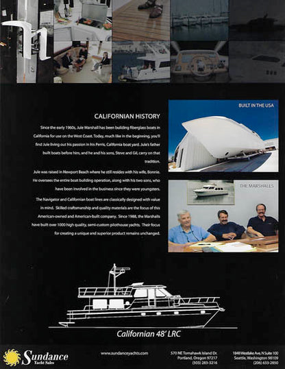 Californian 48 Long Range Cruiser Brochure