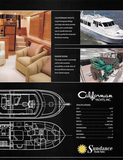 Californian 55 Long Range Cruiser Brochure