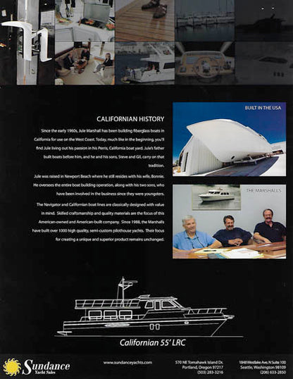 Californian 55 Long Range Cruiser Brochure